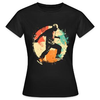 Vintage B-Boy - Frauen T-Shirt - Schwarz - Vorne - AI Model Female 172 dark (172cm)