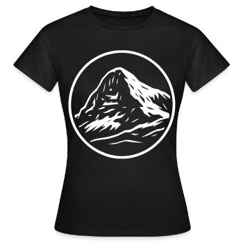 Eiger - Frauen T-Shirt - Schwarz - Vorne - AI Model Female 172 dark (172cm)