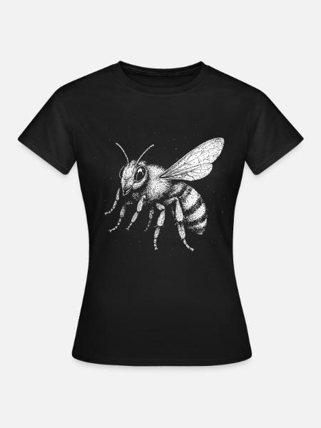 Eine Biene - Frauen T-Shirt - Schwarz