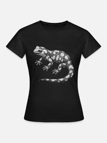 Feuersalamander - Frauen T-Shirt - Schwarz