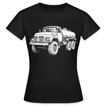 Colosse rétro robuste - T-shirt Femme - noir - Devant - AI Model Female 172 dark (172cm)