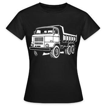 Acier robuste - T-shirt Femme - noir - Devant - AI Model Female 172 dark (172cm)