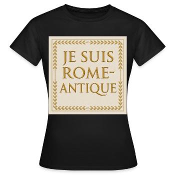 Je Suis Rome Antique - T-shirt Femme - noir - Devant - AI Model Female 172 dark (172cm)
