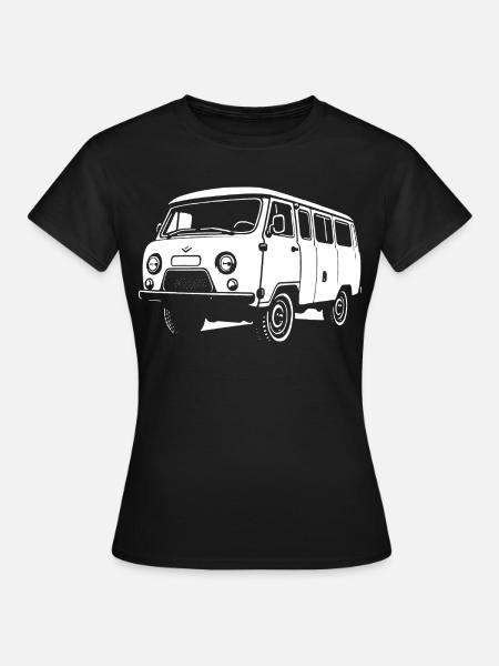Brotbox auf Rädern - Frauen T-Shirt - Schwarz