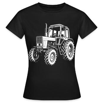 MTS Classique - T-shirt Femme - noir - Devant - AI Model Female 172 dark (172cm)
