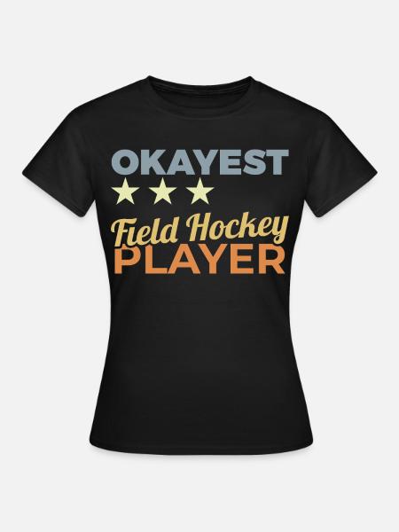 Bester Hockeyspieler - Frauen T-Shirt - Schwarz