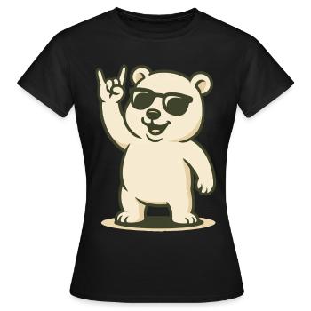 Arctic Rocker - Women's T-Shirt - black - Front - AI Model Female 172 dark (172cm)