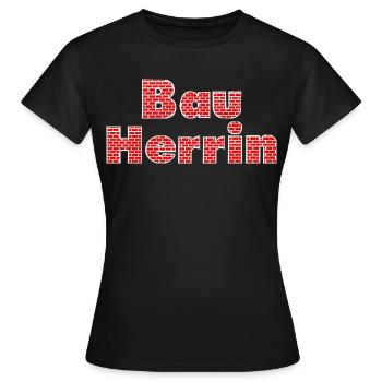 Client mur de briques - T-shirt Femme - noir - Devant - AI Model Female 172 dark (172cm)