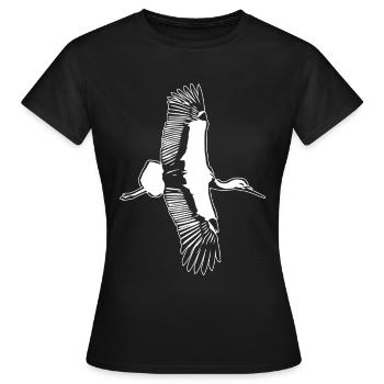 Majesty of the skies - Women's T-Shirt - black - Front - AI Model Female 172 dark (172cm)