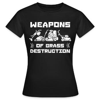 Pelouse Rambo - T-shirt Femme - noir - Devant - AI Model Female 172 dark (172cm)