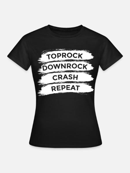 Breakdance Techniken - Frauen T-Shirt - Schwarz