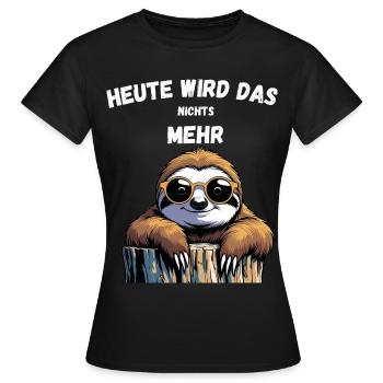 Cooles Shirt für die Arbeit- Wird Nichts mehr  - Frauen T-Shirt - Schwarz - Vorne - AI Model Female 172 dark (172cm)