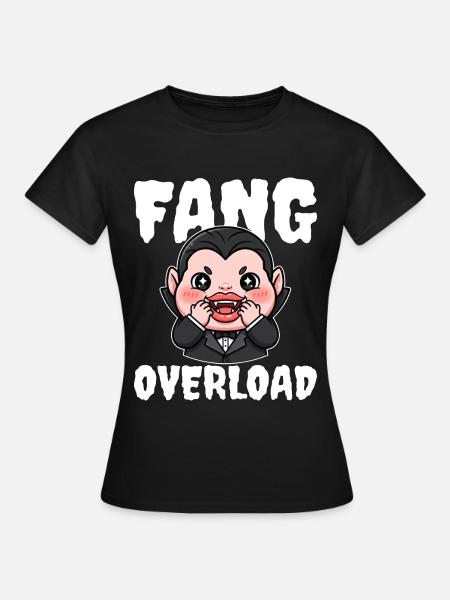FANG_OVERLOAD - Frauen T-Shirt - Schwarz