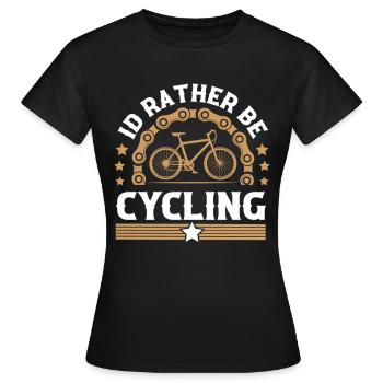 Vélo de montagne - T-shirt Femme - noir - Devant - AI Model Female 172 dark (172cm)