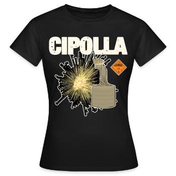 Cipolla Pyro - Frauen T-Shirt - Schwarz - Vorne - AI Model Female 172 dark (172cm)