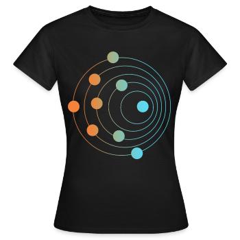 Doppler-Effekt - Frauen T-Shirt - Schwarz - Vorne - AI Model Female 172 dark (172cm)