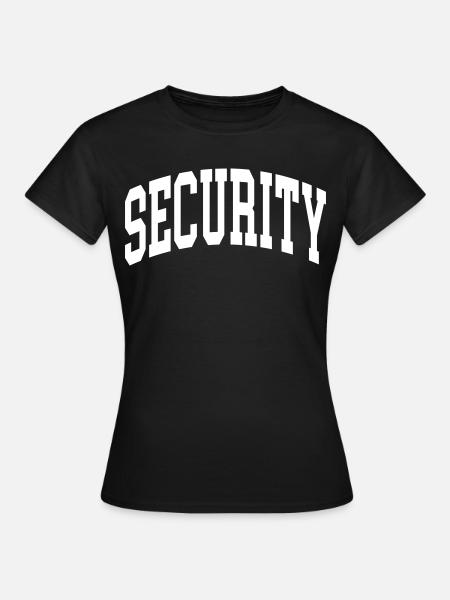 Security - Frauen T-Shirt - Schwarz