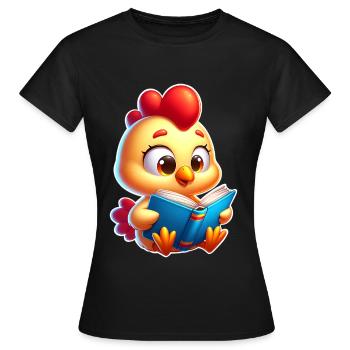 Read - Women's T-Shirt - black - Front - AI Model Female 172 dark (172cm)