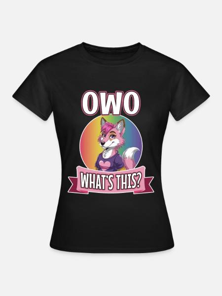 OwO What's This? - Frauen T-Shirt - Schwarz