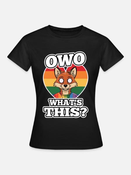 OwO What's This? - Frauen T-Shirt - Schwarz