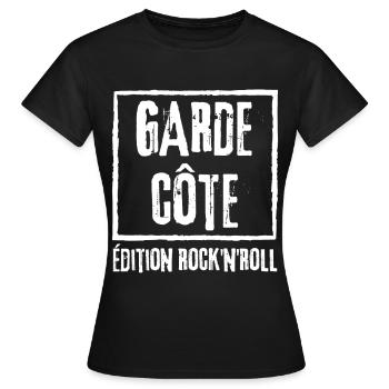 Garde Cote Edition Rock - T-shirt Femme - noir - Devant - AI Model Female 172 dark (172cm)