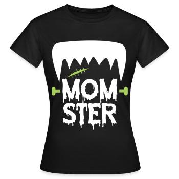 maman - T-shirt Femme - noir - Devant - AI Model Female 172 dark (172cm)