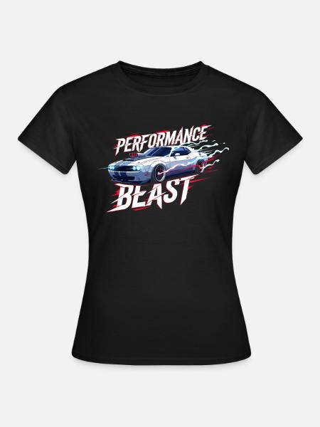 Muscle Car Performance Design - Frauen T-Shirt - Schwarz