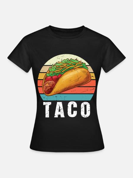 Taco Vintage - Frauen T-Shirt - Schwarz
