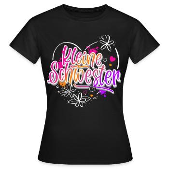 petite sœur - T-shirt Femme - noir - Devant - AI Model Female 172 dark (172cm)