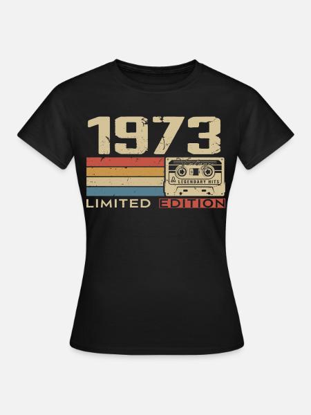 Legends 1973 Vintage 1973 Jubilee 1973 vintage - Women's T-Shirt - black
