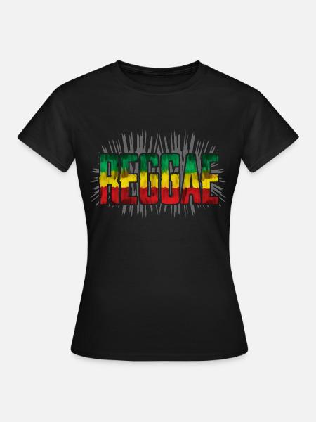 Reggae Symbol Design - Frauen T-Shirt - Schwarz