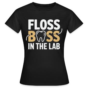 Zahntechniker-Präzision - Frauen T-Shirt - Schwarz - Vorne - AI Model Female 172 dark (172cm)
