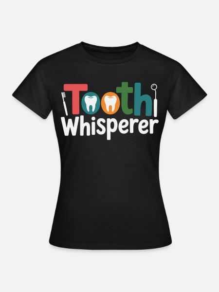 Zahntechniker Präzisionsarbeit - Frauen T-Shirt - Schwarz