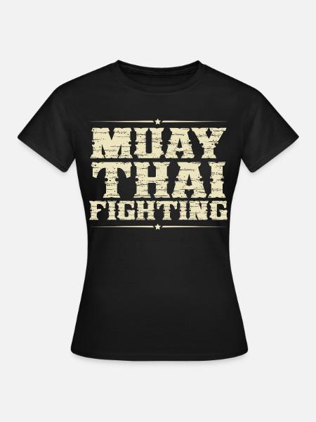 Muay Thai - Frauen T-Shirt - Schwarz