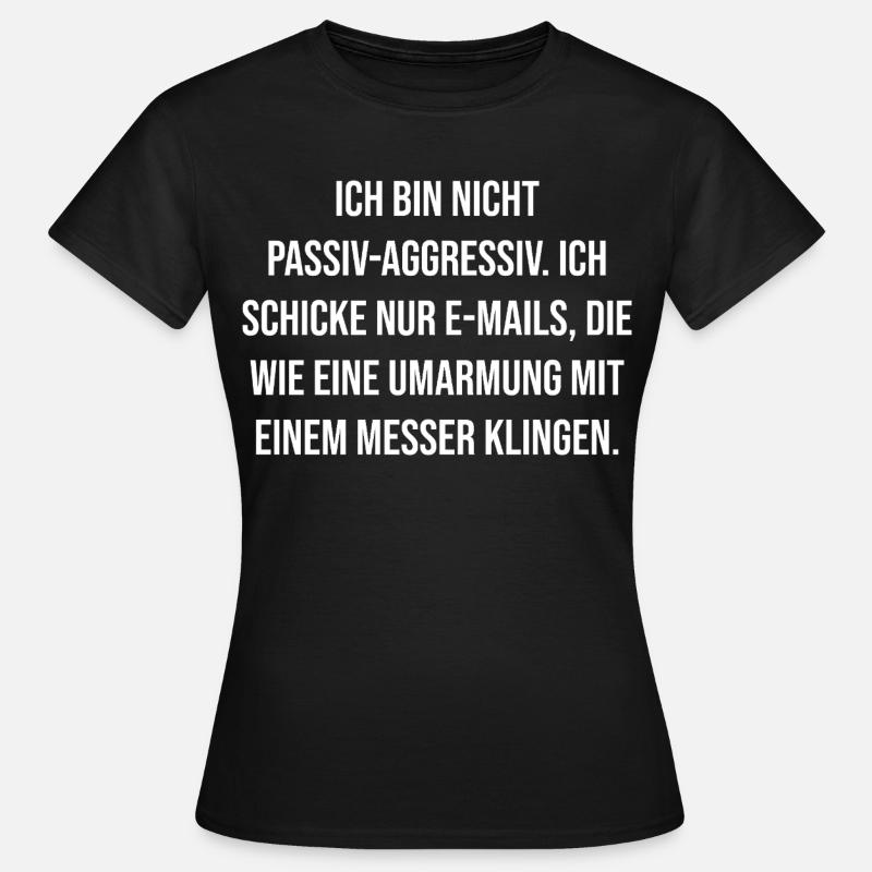 Cutting Email Hug - Women's T-Shirt - black