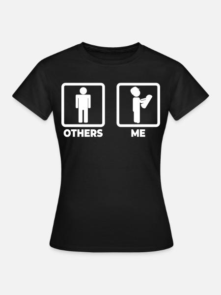 Ich als Architekt - Frauen T-Shirt - Schwarz