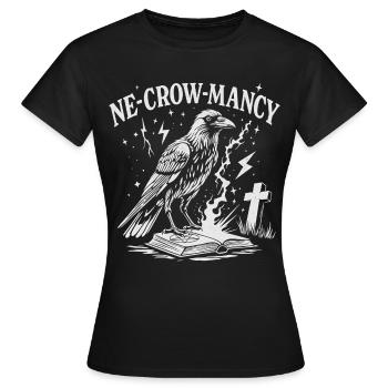 Ne-Crow-Mancy - T-shirt Femme - noir - Devant - AI Model Female 172 dark (172cm)