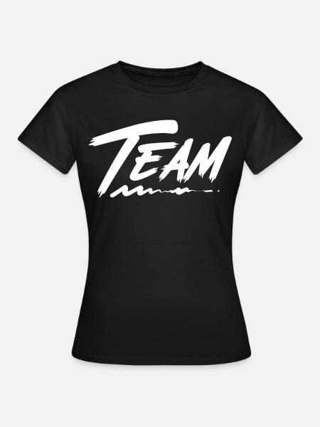 Team  - Frauen T-Shirt - Schwarz