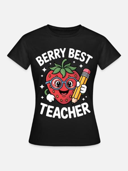 Berry Bester Lehrer Grundschullehrer - Frauen T-Shirt - Schwarz