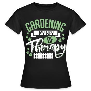 Garten Schrebergarten - Frauen T-Shirt - Schwarz - Vorne - AI Model Female 172 dark (172cm)