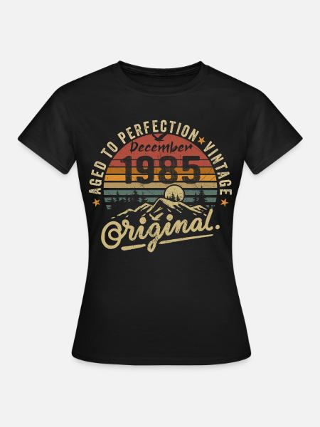 Legenden wurden im Dezember 1985 - Frauen T-Shirt - Schwarz