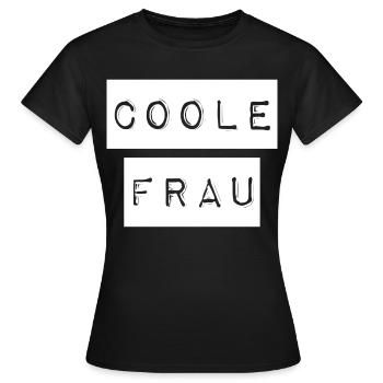 Voici à quoi ressemble une femme cool - T-shirt Femme - noir - Devant - AI Model Female 172 dark (172cm)