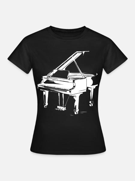 Flügel Skizze - Frauen T-Shirt - Schwarz