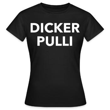 Pull épais Contraste typo - T-shirt Femme - noir - Devant - AI Model Female 172 dark (172cm)