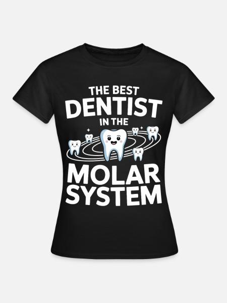 Zahnhelden Molar System - Frauen T-Shirt - Schwarz