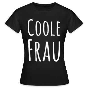 Voici à quoi ressemble une femme cool - T-shirt Femme - noir - Devant - AI Model Female 172 dark (172cm)
