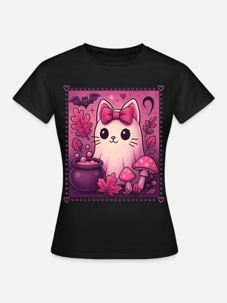 Geister-halloween-gruseliger - Frauen T-Shirt - Schwarz