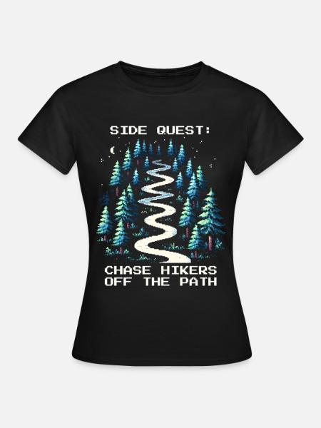 Nebenquest: Wanderer jagen | Ranger - Frauen T-Shirt - Schwarz