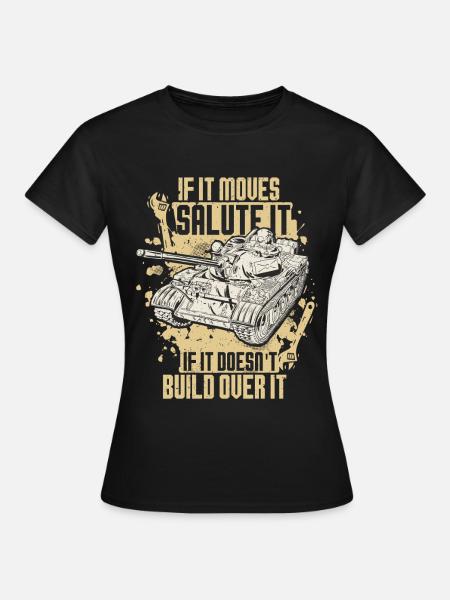 Militär Mechaniker - Frauen T-Shirt - Schwarz