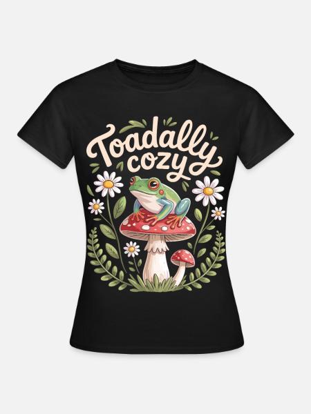 Laubfrosch Humor Laubfrosch - Frauen T-Shirt - Schwarz